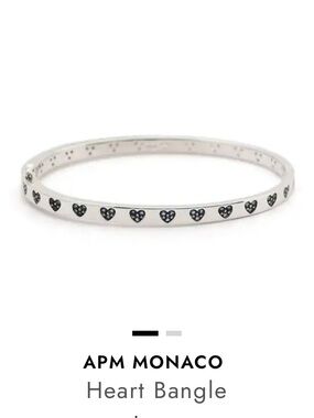 APM MONACO HEART BANGLE